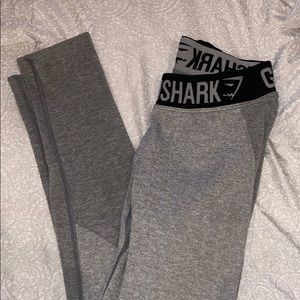 GYMSHARK leggings, full length, two tone, contour
